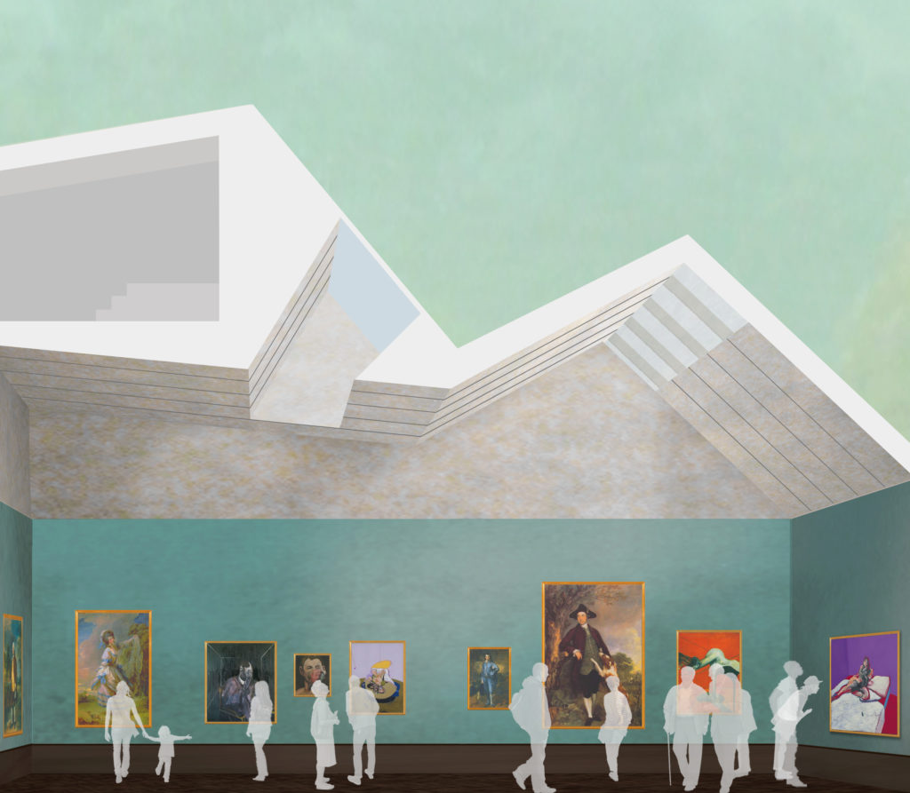 Artist's impression of our main gallery following development