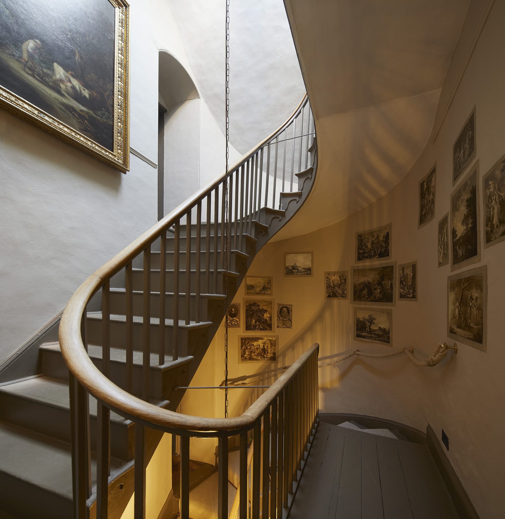 Stairwell at Gainsborough's House