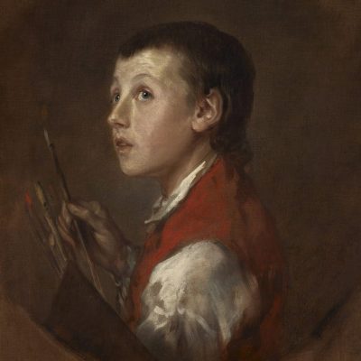 An image of the oil painting of The Pitminster Boy by Thomas Gainsborough.