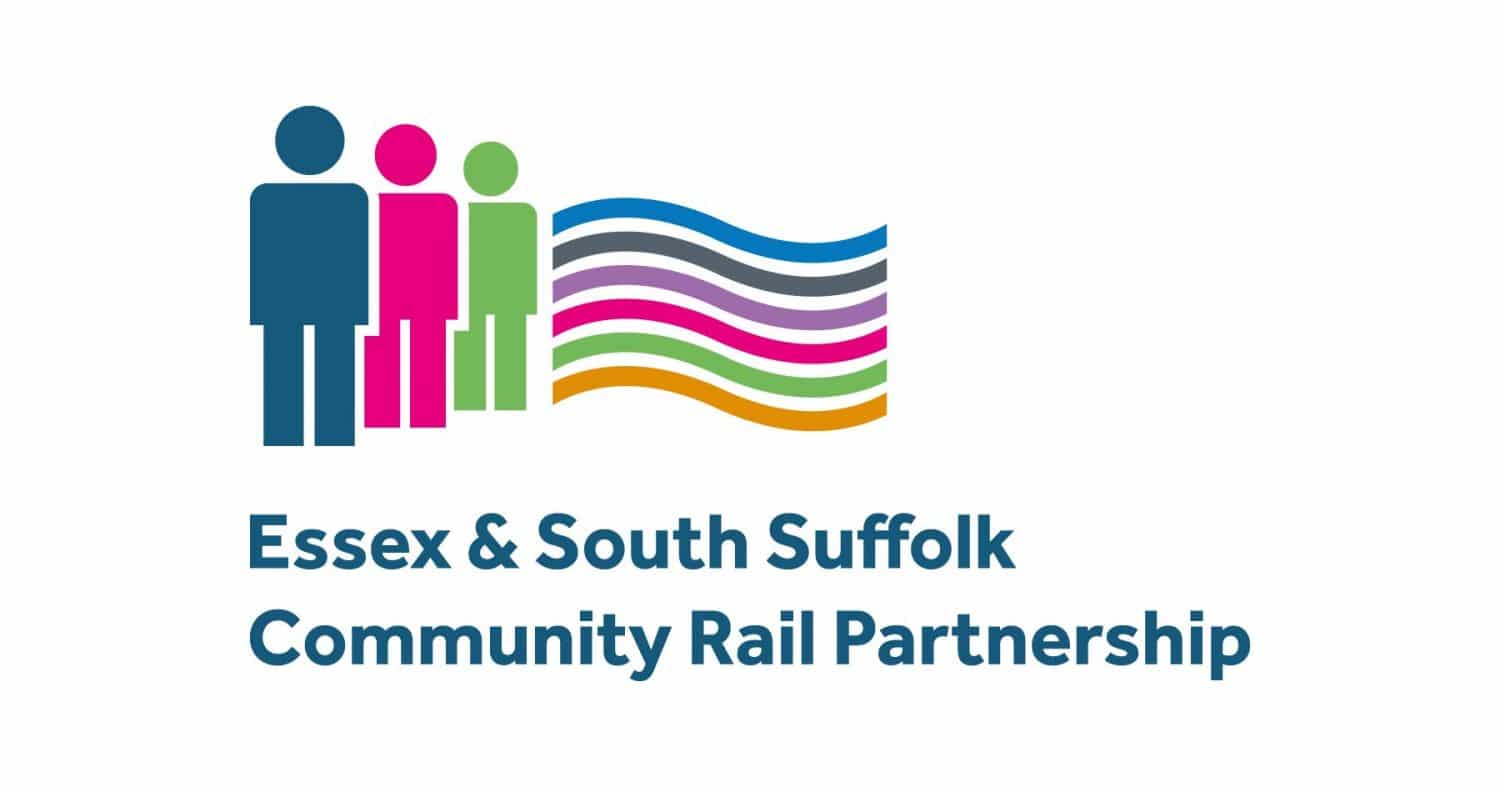 The Essex & South Suffolk Community Rail Partnership logo.