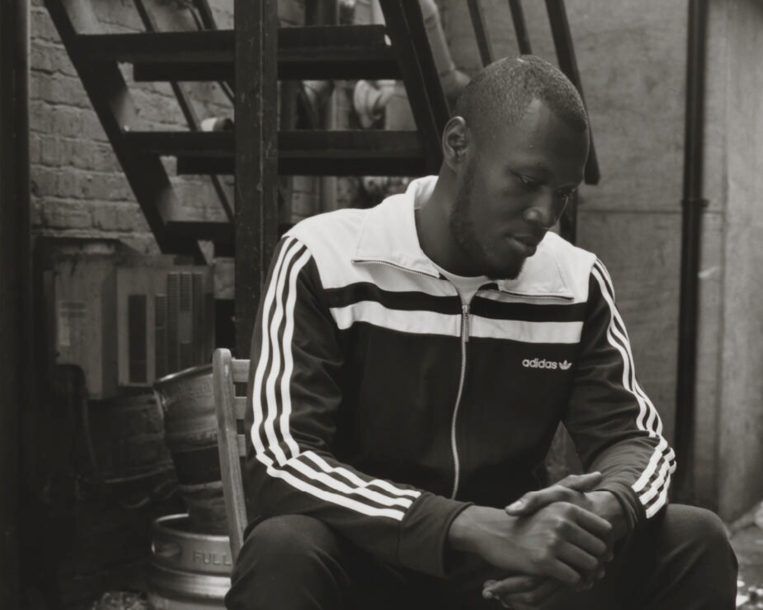 An image of a photograph by Olivia Rose of Stormzy.